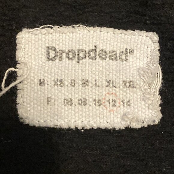 Drop Dead Hoodie Black Sweatshirt Womens Size 12 Y2K Love From Hell XL XXL read - Picture 5 of 6